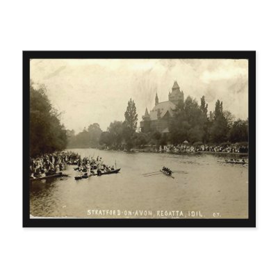 Old Postcard, Stratford-upon-Avon Regatta by gregoryolney2
