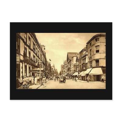 Old Postcard, The Cornmarket, Oxford by gregoryolney2