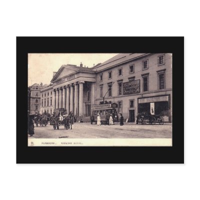 Old Postcard, Theatre Royal, Plymouth, Devon by gregoryolney2