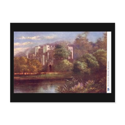 Old Postcard, Warwick, Guy's Cliff by gregoryolney2
