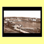 Old Postcard, Weston-super-Mare, Two Bays postcards