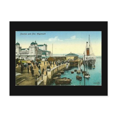 Old Postcard, Weymouth, Dorset, in 1908 by gregoryolney2