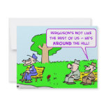 old retired around the hill retirement invitations