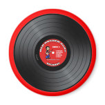 Old Rocker Dude Vinyl Record Magnet