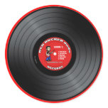 Old Rocker Dude Vinyl Record Sticker