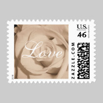old rose love stamp