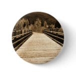 Old Rustic Wooden Bridge buttons