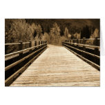 Old Rustic Wooden Bridge cards