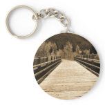 Old Rustic Wooden Bridge keychains