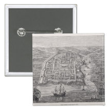 Old Santo Domingo City Pinback Buttons