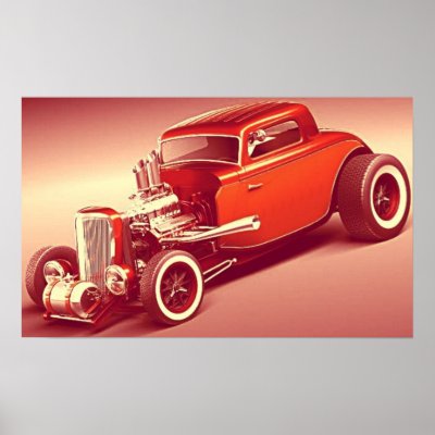 Old school 1934 Hot rod vintage colours Posters by MotorCityThreads