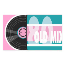 old school 80s record rectangle stickers