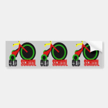Old School Bumper Sticker