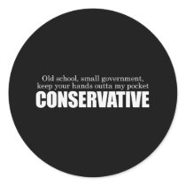 Old School Conservative Bumpersticker