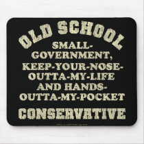 Old School Conservative Mouse Mat