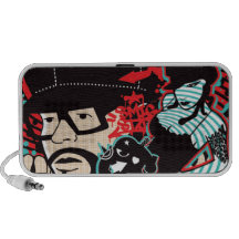 Old school doodle iPhone speaker