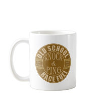 old school drag race fuel mug