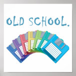 old school floppy discs posters