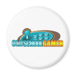 Old School Gamer Arcade Stick Buttons magnets