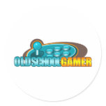 Old School Gamer Arcade Stick Buttons stickers