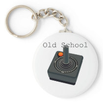 Old School Joystick Key Chain