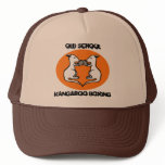 Old School Kangaroo Boxing Baseball Hat Cap