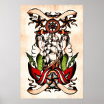 Old School Maritime Tattoo Flash posters