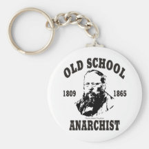 Old School -- Pierre-Joseph Proudhon Keychains