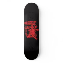 Old school red logo deck skate board decks