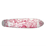 old school skateboard red art mental patient