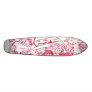 old school skateboard red art mental patient