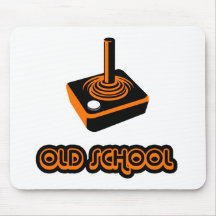 Old School Skool Gamer Joystick Video Controller Mouse Mats