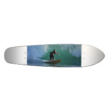 Old School Surf Custom Skate Board