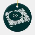 Old School Wax / Turntable Christmas Tree Ornaments