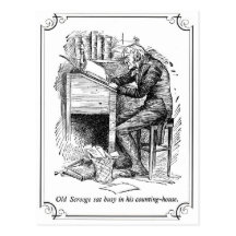 Old Scrooge Postcard