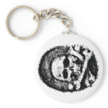 Old skull kaychain keychains