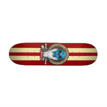 Old-Skull_MotorcycleBuylder-SHAPE I Skateboard
