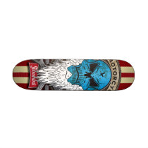 Old-Skull_MotorcycleBuylder-SHAPE II Skate Boards
