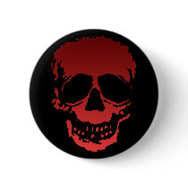 Old Skull red Pins