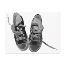 OLD SNEAKERS POST CARD