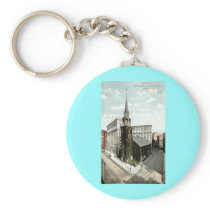 Old South Church Boston Mass. 1908 Vintage Key Chains