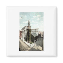 Old South Church Boston Mass. 1908 Vintage Refrigerator Magnets