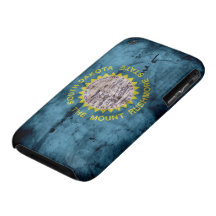 Old South Dakota Flag; iPhone 3 Case-Mate Case
