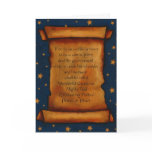 Old Sroll: Scripture, Isaiah: Stars: Christmas Cards
