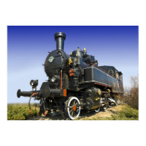 old steam locomotive posters