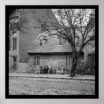 Old Stone House in Richmond,VA 1865 posters