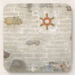 Old Stone Wall Drink Coasters
