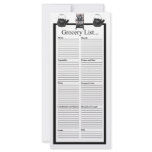 Old Stove and Tea Kettle Design Grocery List rack cards