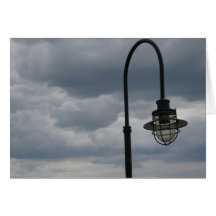 Old Street Light Card