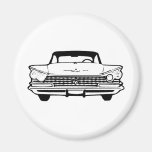 Old Style Car in Black or White Magnets